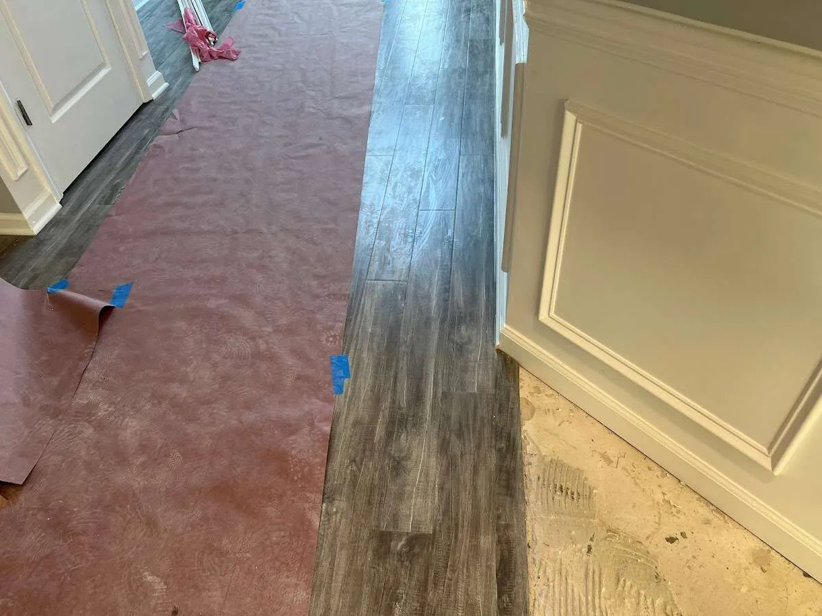 Completed marble shower restoration in Newton